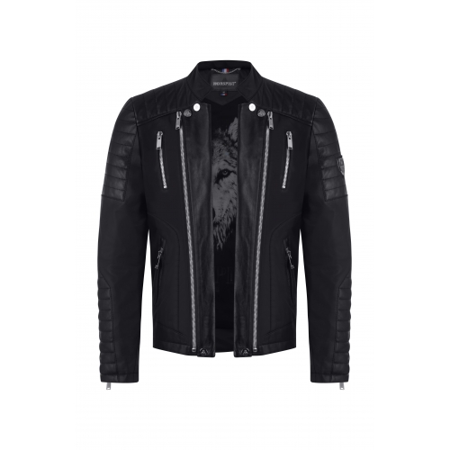 Jacket Manoir Leather Black