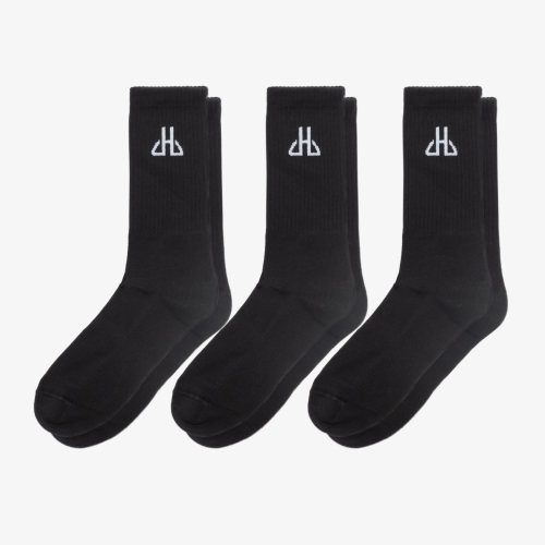 Socks Black Star - Set 6 Pack