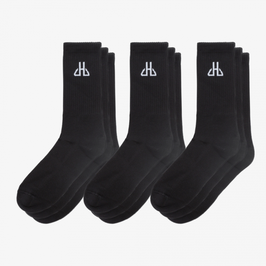 Socks Black Star - Set 9 Pack