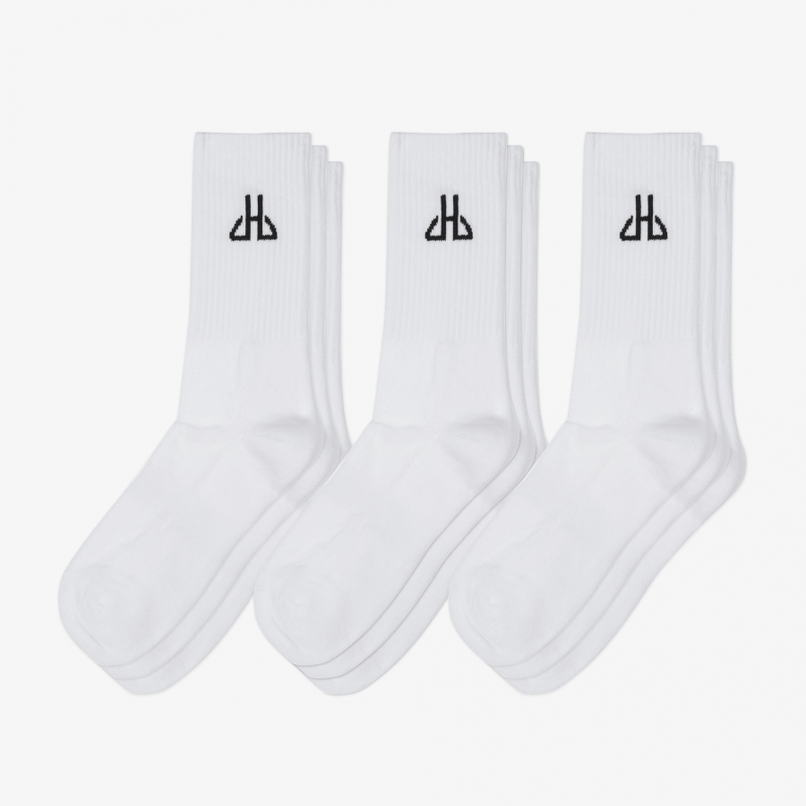 Socks White Star - Set 9 Pack