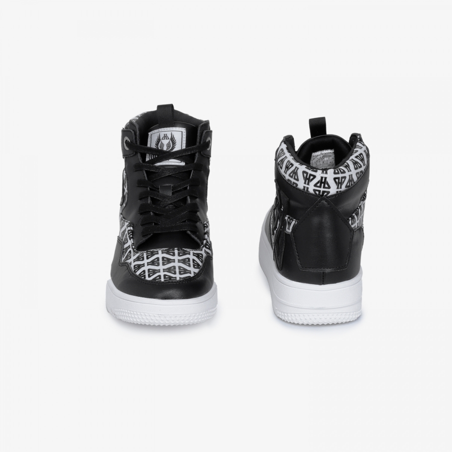 Sneakers Pigalle Monogramme Noir & Blanc