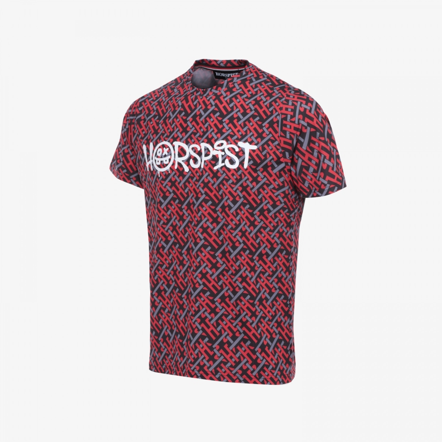 T-shirt Shemar Monogram Red