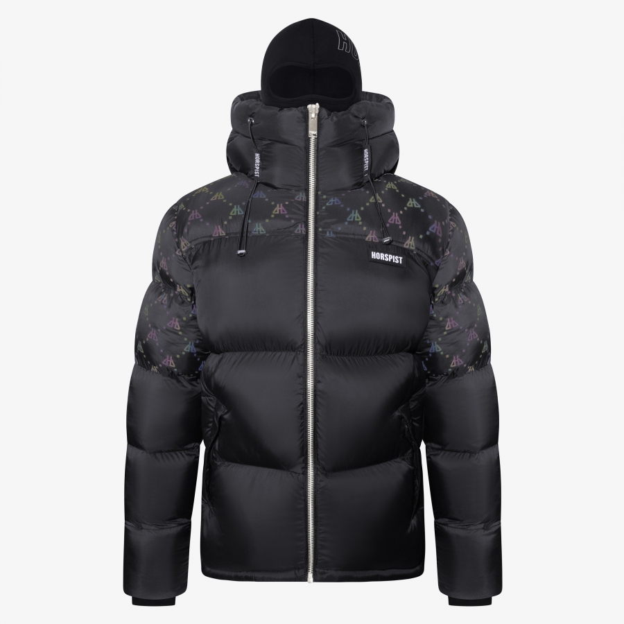 Down Jacket Impact Black Reflect