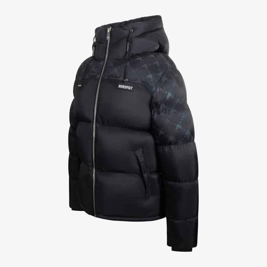 Down Jacket Impact Black Reflect