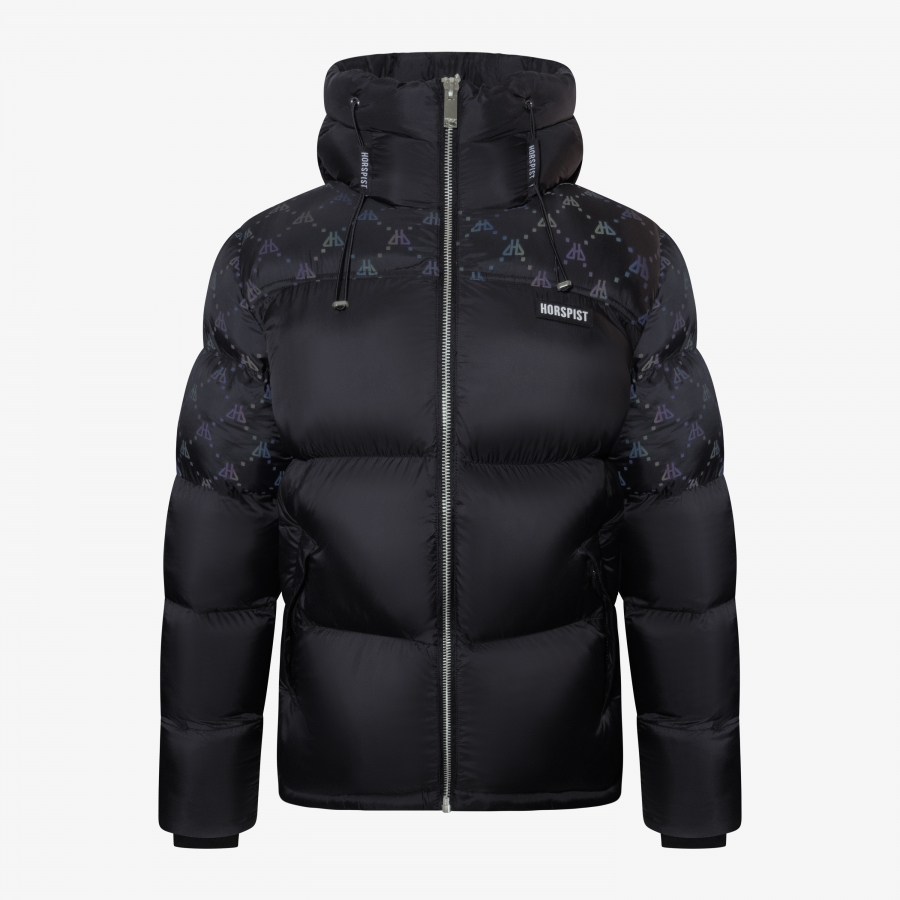 Down Jacket Impact Black Reflect