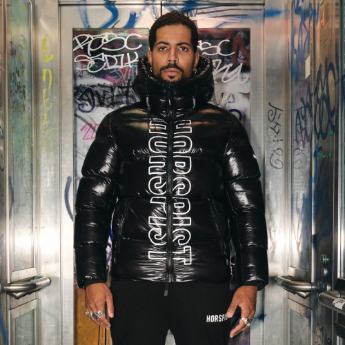Down Jacket Buzz Shiny Black