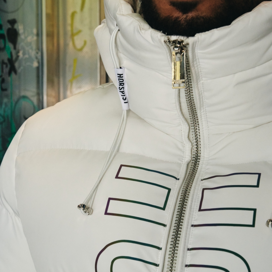 Doudoune Fusion Blanc Iridescent