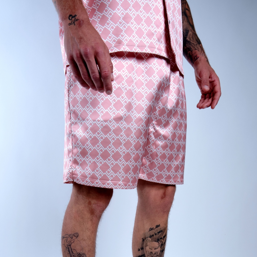 Short Savone Monogramme Vieux Rose