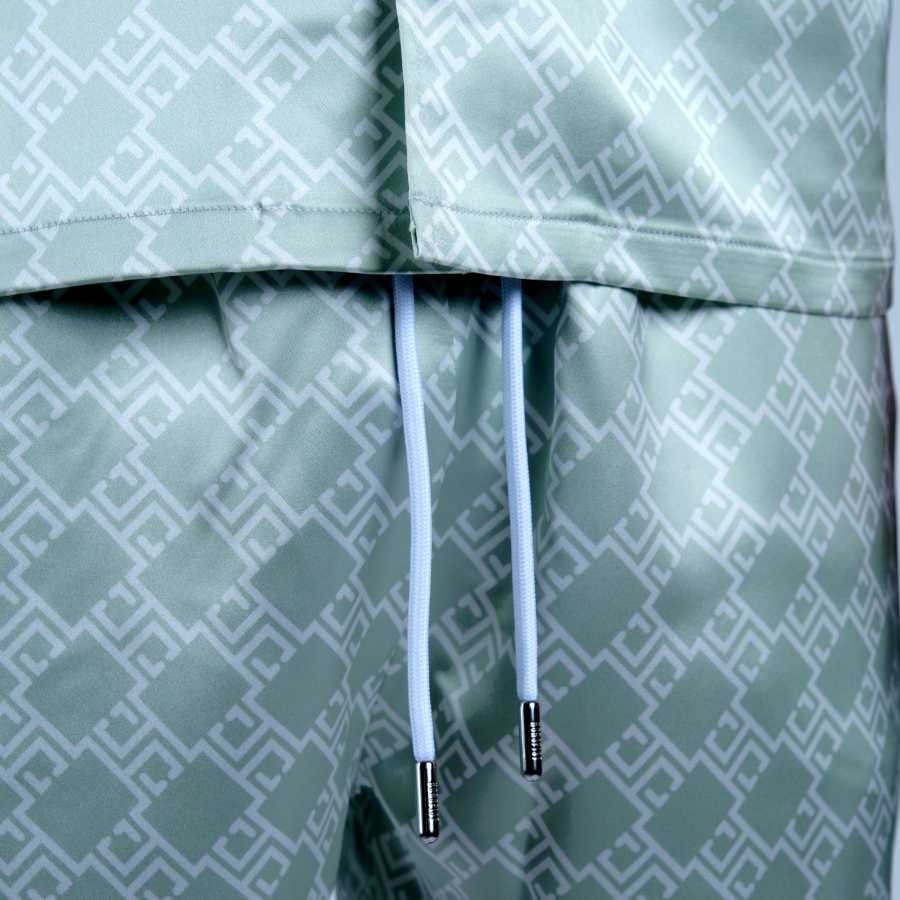 Short Savone Monogramme Vert Sauge