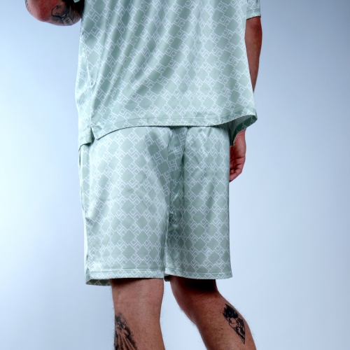 Short Savone Monogramme Vert Sauge