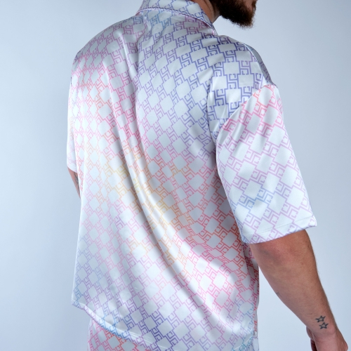 Chemise Catane Monogramme Blanc Multico