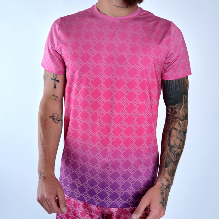 T-shirt Trani Dye Vieux Rose
