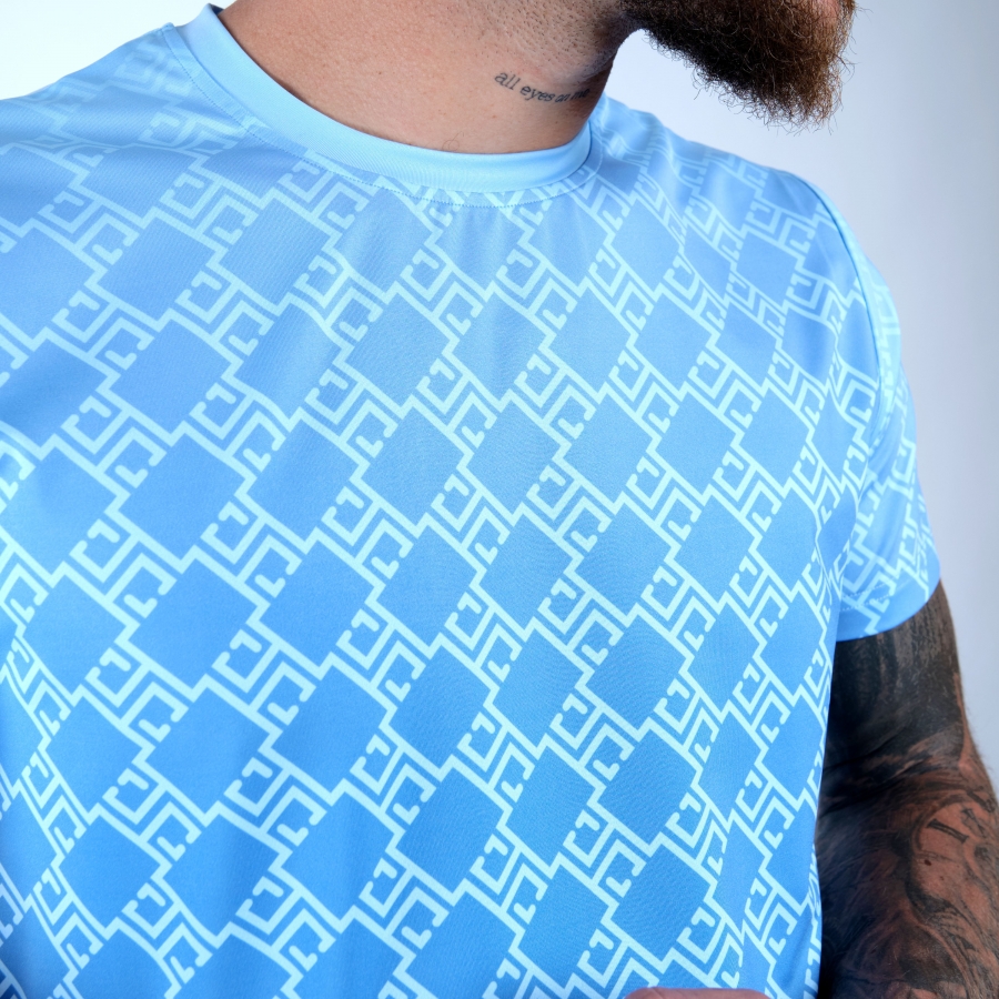 T-shirt Trani Dye Ciel