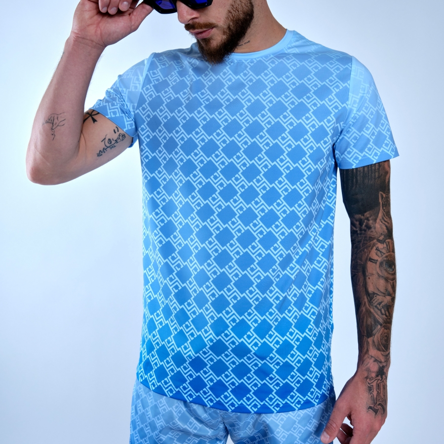 T-shirt Trani Dye Ciel