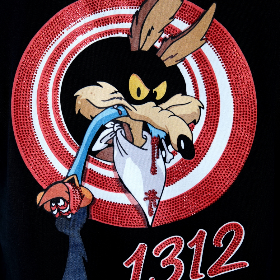 T-shirt Bad Toons Noir