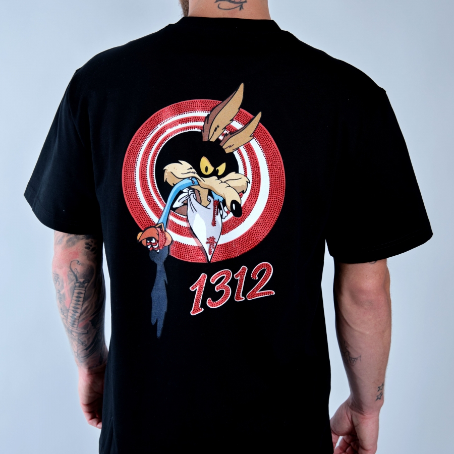 T-shirt Bad Toons Noir