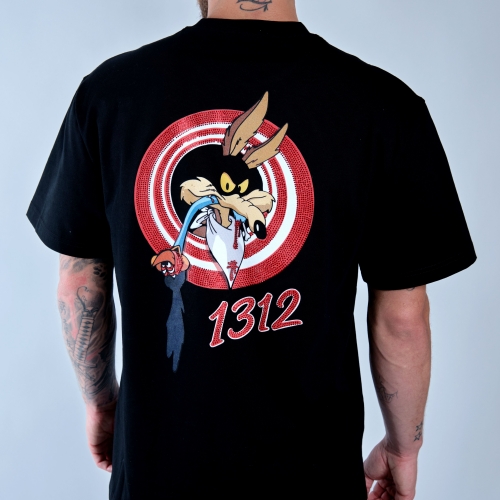 T-shirt Bad Toons Noir