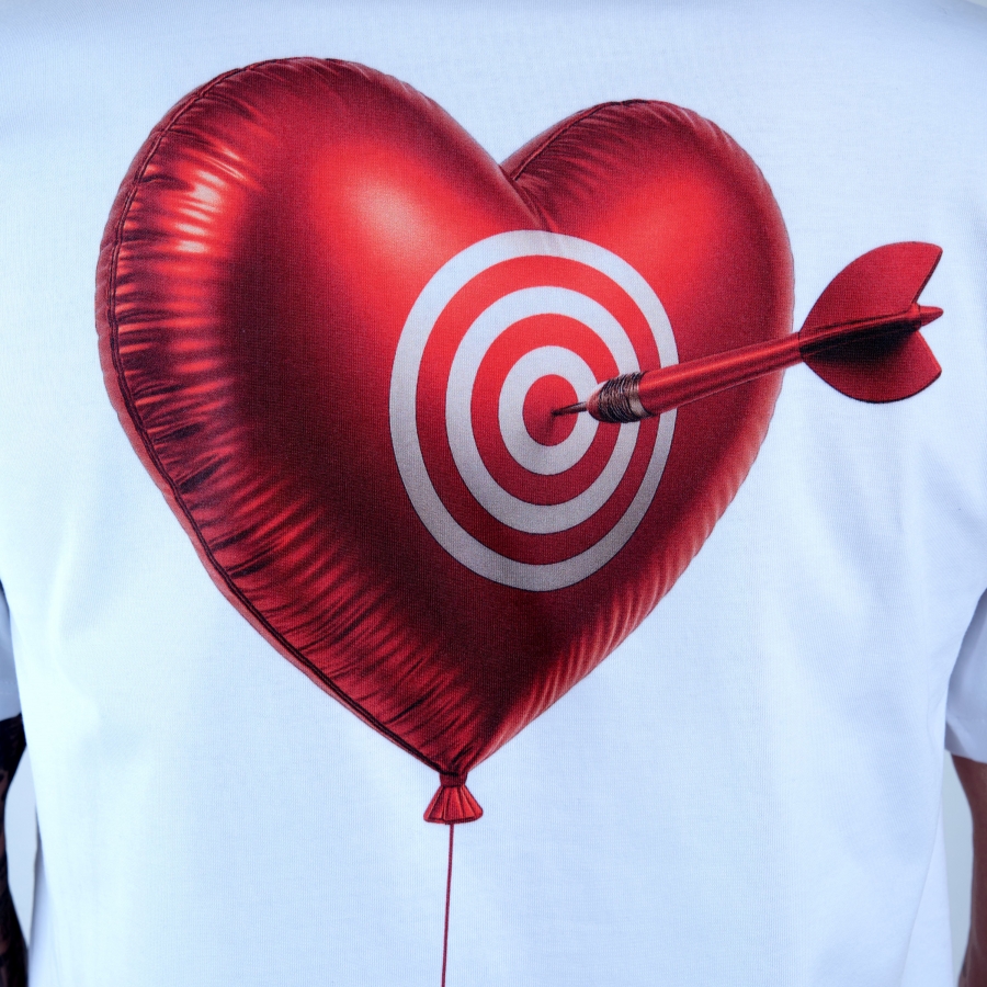 T-shirt Balloon Blanc