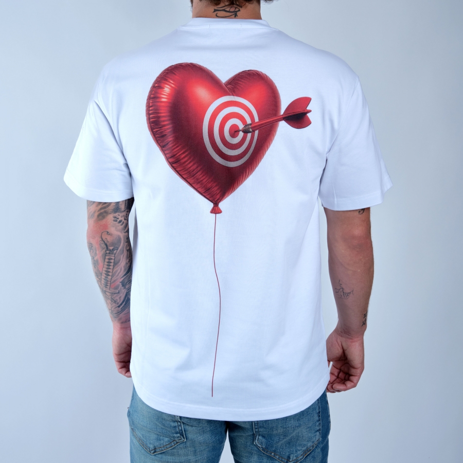 T-shirt Balloon Blanc