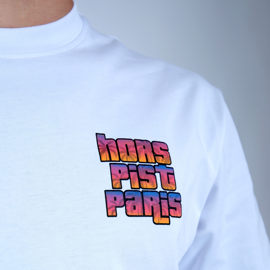 T-shirt Game Blanc