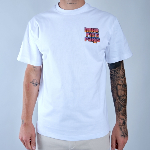 T-shirt Game Blanc